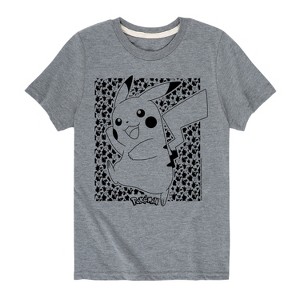 Boys' - Pokémon - Pikachu Pattern Short Sleeve Graphic T-Shirt - 1 of 4