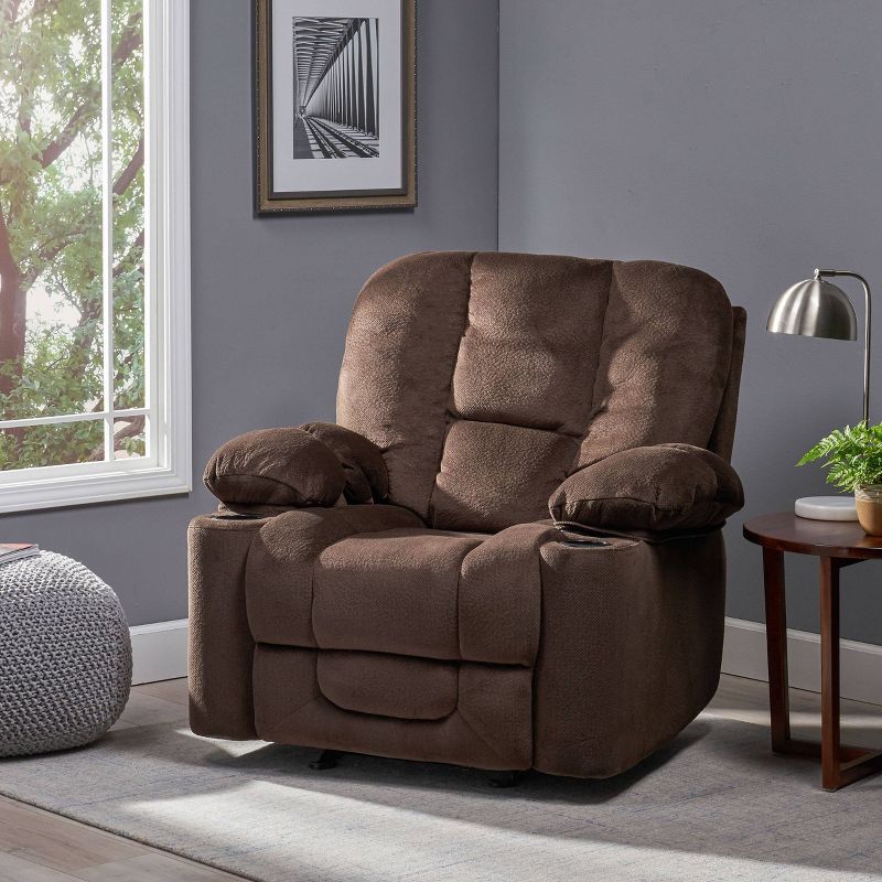 Gannon Glider Recliner Club Chair - Christopher Knight Home, 3 of 9