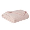 Brooklyn Loom Full/Queen Marshmallow Faux Shearling Blanket in Blush - 2 of 4