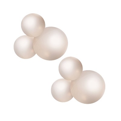 MINNIDIP Balloon Garland 3 Cluster 2pk in Champagne Pearl Pearlescent