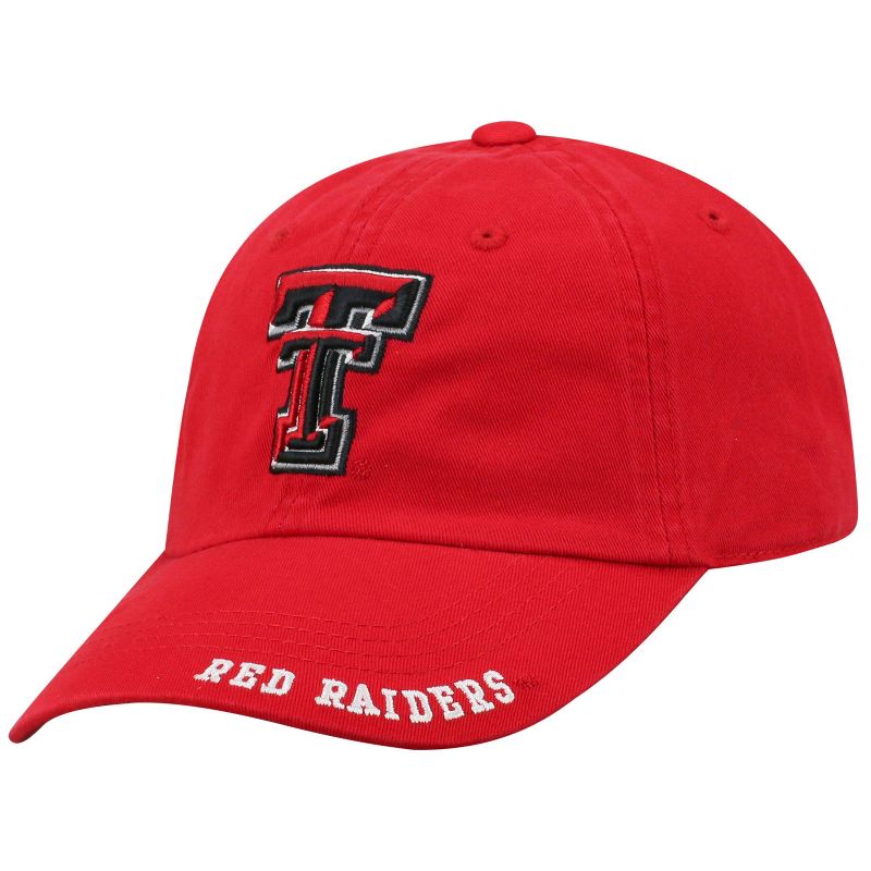 NCAA Texas Tech Red Raiders Captain Unstructured Washed Cotton Hat, 1 of 5