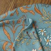 Sweet Jojo Designs Girl Support Nursing Pillow Cover (Pillow Not Included) Boho Floral Wildflower Blue Orange and Pink - 4 of 4