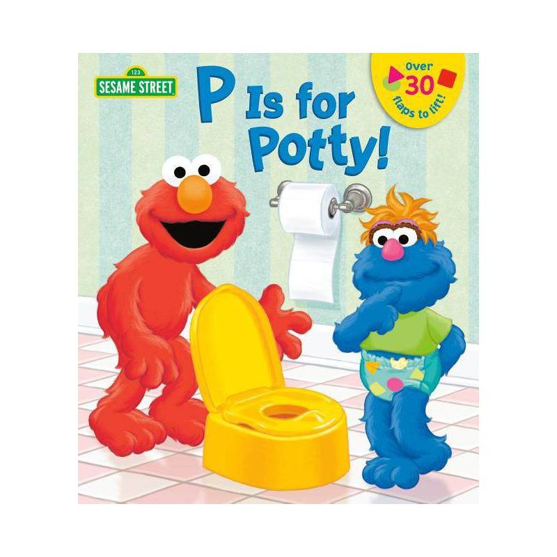 P Is for Potty! -  (Sesame Street Board Books) by Lena Cooper (Hardcover), 1 of 2