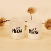 LumaBase Battery-Operated LED Glass Candles, Meow - Set of 2 - 3 of 4