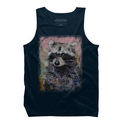 Men's Design By Humans RACCOON By creese Tank Top