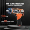 VEVOR Air Impact Wrench, 1/2" Drive Air Impact Gun Up to 880ft-lbs Nut-busting Torque, 7500RPM Lightweight Pneumatic Tool,Orange - 3 of 4