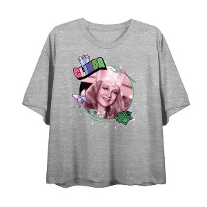 Wizard Of Oz Glinda
 Women's Crew Neck Short Sleeve Crop Tee - 1 of 2