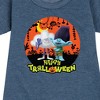 - Trolls - Happy Trolloween Branch and Cloud Guy Graphic Short Sleeve Fleece Dress - 2 of 4
