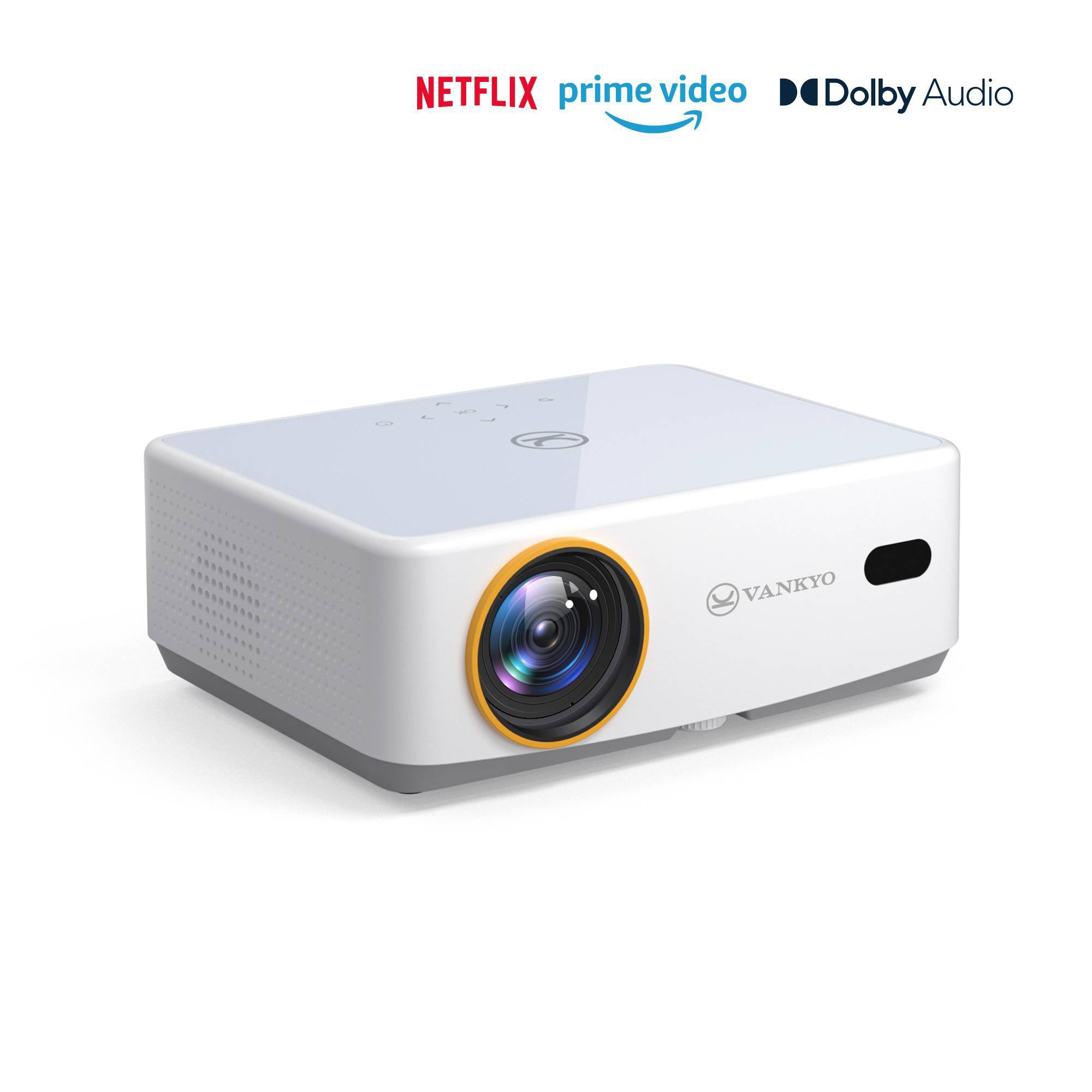 Vankyo Leisure 570D 1080P Projector with Built-In Streaming Content Full HD: Freestanding Adjustable Focus