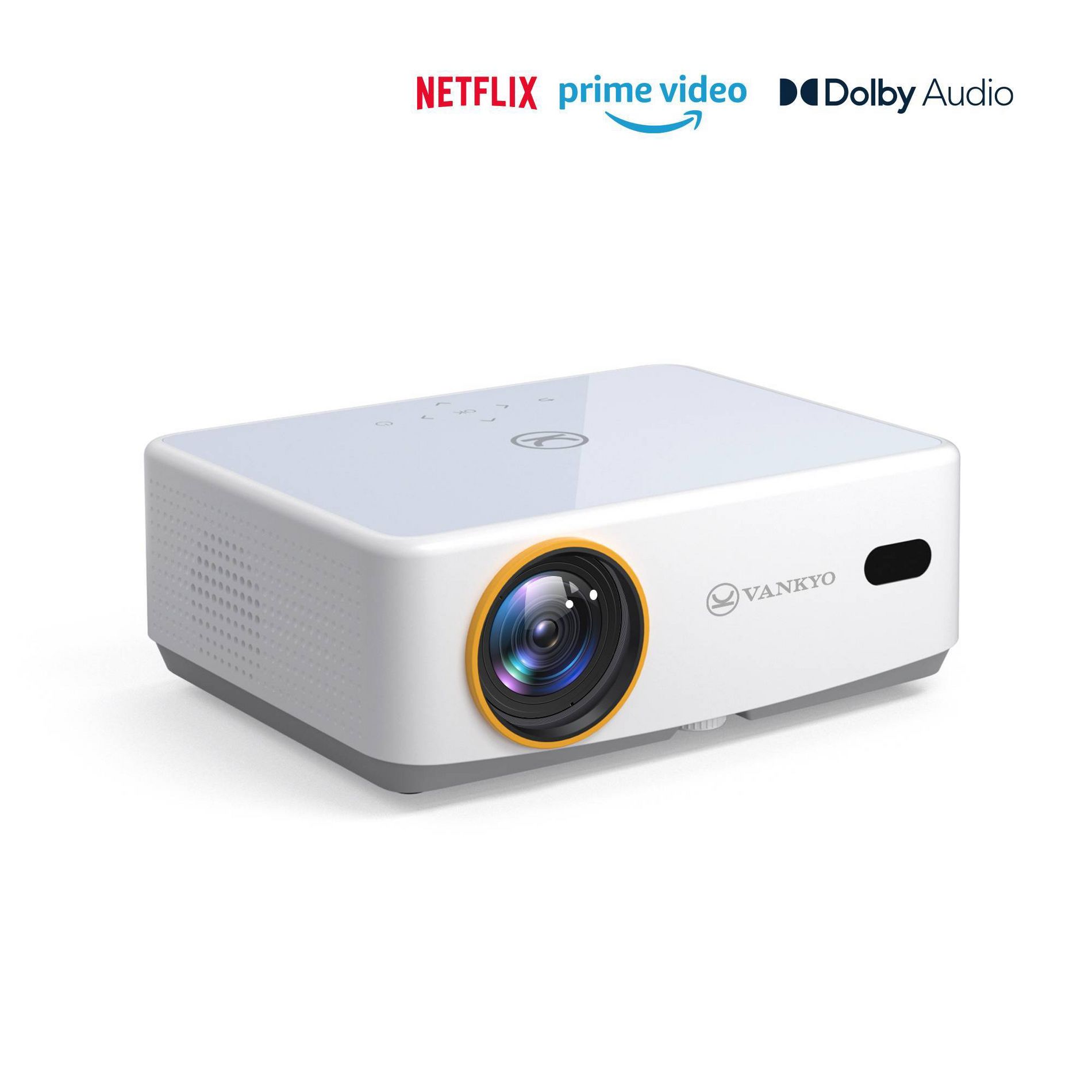 Vankyo Leisure 570D 1080P Projector with Built-In Streaming Content Full HD: Freestanding Adjustable Focus