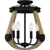 Quoizel Lighting Demura 4 - Light Semi-Flush Mount in  Matte Black - 4 of 4