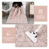 GOCAPTAIN Boho Washable Rugs for Living Room Bedroom Vintage Floral Carpet Distressed Oriental Area Rug Low Pile Soft Mat Non Slip Farmhouse Rug - 4 of 4