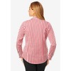 Jessica London Women's Plus Size Wrinkle-Free Stretch Poplin Shirt - 3 of 4