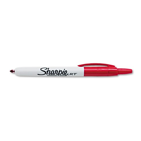 Sharpie Retractable Permanent Marker Fine Point Red 32702 : Target