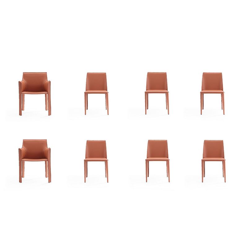 Set of 8 Paris Dining Chairs - Manhattan Comfort, 1 of 10