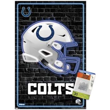 Trends International NFL Indianapolis Colts - Neon Helmet 23 Unframed Wall Poster Prints