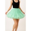 Malco Modes Women’s Tutu Mini Skirt – Fluffy Layered Ballet Underskirt for Carnival, Festival, Rave, Dance, and Costume Wear – Ivory - 4 of 4
