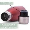 Elanze Designs SSWB-SH151BR Grandpa: Like Dad, Only Cooler. Dark Red 17 Ounce Stainless Steel Metal Screw Top Lid Sports Water Bottle - 2 of 2
