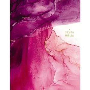 Nbla, Santa Biblia, Edición Artística Ilustrada, Tapa Dura/Tela, Rosado, Palabras de Jesús En Rojo, Comfort Print - (Hardcover) - 1 of 1