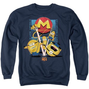 Despicable Me 4 Mega Minions Grid Adult Crewneck Sweatshirt - 1 of 4