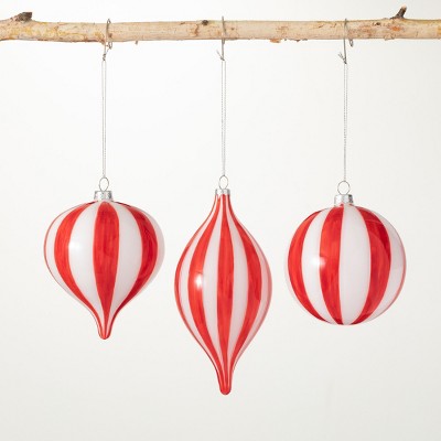 Sullivans Candy Cane Striped Ornaments Multicolor 4