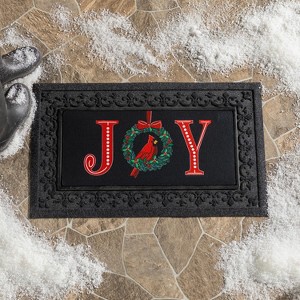 Joy to the World Wreath Sassafras Switch Mat - 1 of 4