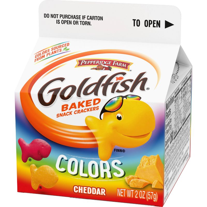 Pepperidge Farm Goldfish Colors Cheddar Crackers , 6 of 10