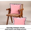 Folkulture Throw Pillow Cover Scallop Embroidery Oasis - 4 of 4
