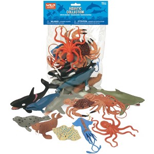 Wild Republic Polybag Aquatic Figurines, 11 Pieces - 1 of 1