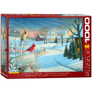 Eurographics 1000 Piece Jigsaw Puzzle, Country Cardinals - 1 of 3