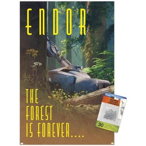 Trends International Star Wars: Endor - Visit Endor by Russell Walks 23 Unframed Wall Poster Prints - 1 of 4
