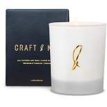 Craft & Kin White Frosted Scented Soy Candles 