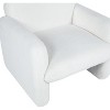 Sapphtopaz Accent Chair Teddy Fleece Comfortable Sofa Chair Lounge Single Armchair with Pillow for Living Room, Bedroom, Office, Small Room - 2 of 4