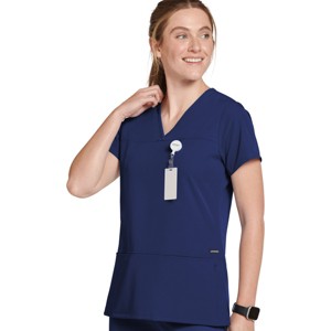 Jockey Women's True Fit Crossover V-Neck Scrub Top - 1 of 4