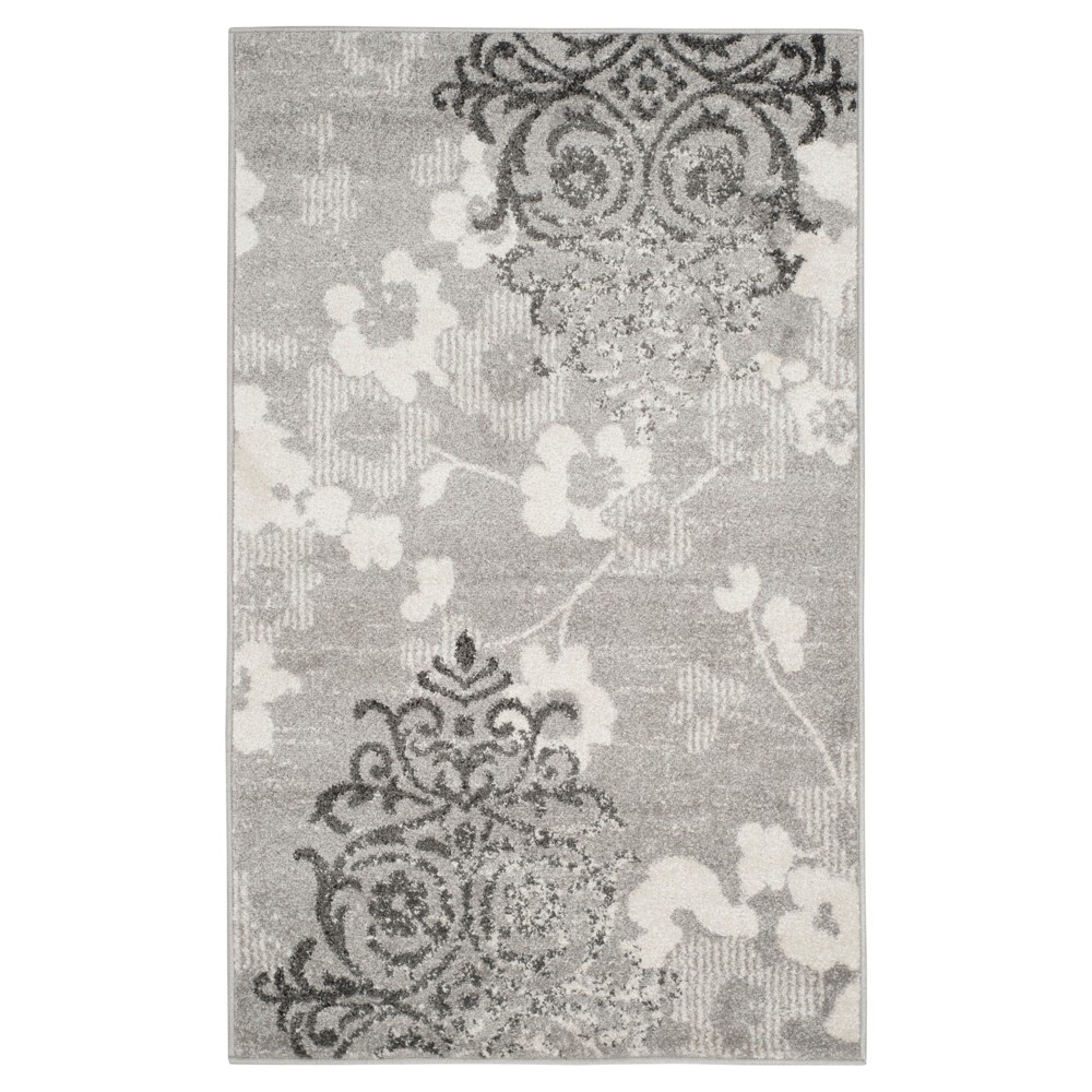 Norwel Area Rug - Silver/Ivory (4'x6') - Safavieh