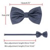 Allegra K Men's Halloween Polka Dots Pre-Tied Work Formal Party Tuxedo Bowknot Bow Ties - 4 of 4
