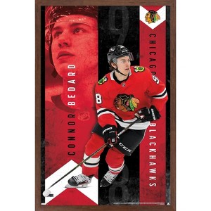 Trends International NHL Chicago Blackhawks - Connor Bedard 24 Framed Wall Poster Prints - 1 of 4