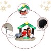 6ft With 8 Lamp Beads Inflatable Nativity Garden Jesus Decoration - 2 of 4