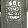 Men's - Instant Message - Uncle Worlds Greatest Short Sleeve Graphic T-Shirt - 2 of 4