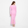 Women's Long Sleeve ButterBliss Maxi Bodycon Dress - Wild Fable™ - 3 of 3