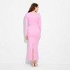 Women's Long Sleeve ButterBliss Maxi Bodycon Dress - Wild Fable™ - image 3 of 3