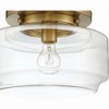 Craftmade Lighting Peri 1 - Light Flush Mount in  Satin Brass - 3 of 4