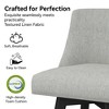 Vipbear Swivel Bar Stools Set of 2 for Kitchen Counter, High-density Foam Cushion, Modern Upholstered Bar Chair with Back, for Bar, Kitchen - 4 of 4