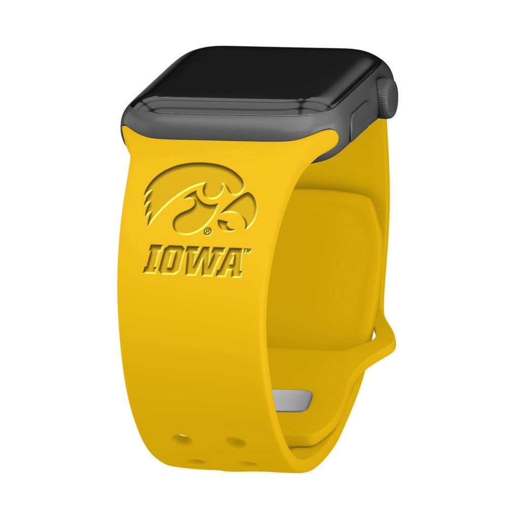 NCAA Iowa Hawkeyes Wordmark Engraved Apple Watch Band - 38/40/41mm