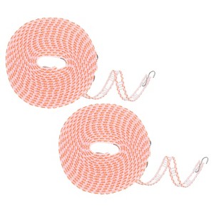 Unique Bargains Plastic Windproof Non-Slip Portable Travel Clothesline 2 Pcs - 1 of 4
