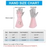 Unique Bargains Leather Gardening Thorn Proof Protective Garden Gloves 1 Pair - 2 of 3