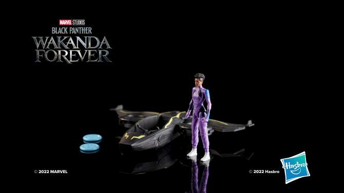 Marvel Black Panther Wakanda Forever Vibranium Blast Sunbird Jet with Shuri Action Figure, 2 of 12, play video