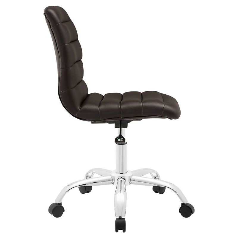 Ripple Midback Armless Office Chair - Modway, 3 of 10