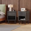 Christopher Knight Home Set of 2 Nystrom Faux Wood Single Drawer Nightstands - 2 of 4