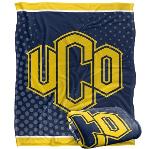 University Of Central Oklahoma Logo Dots Silky 50x60 Blanket, 1 Sided 50x60 - 1 of 4